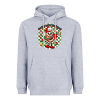 Heather Grey boojee christmas cake with belt bag Heavyweight Hoodie - MaliasSmallBusiness
