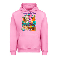 Fuchsia Pink Happy Easter Day truck Urban Hoodie - HowdyJamesFarm