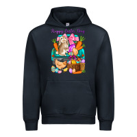 Navy Happy Easter Day truck Urban Hoodie - HowdyJamesFarm