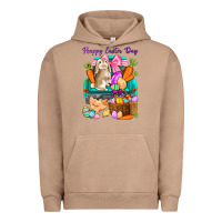 Pigment Burro Happy Easter Day truck Urban Hoodie - HowdyJamesFarm
