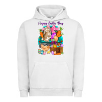 Pigment Lunar Rock Happy Easter Day truck Urban Hoodie - HowdyJamesFarm