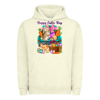 Pigment Pistachio Happy Easter Day truck Urban Hoodie - HowdyJamesFarm