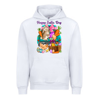 White Happy Easter Day truck Urban Hoodie - HowdyJamesFarm