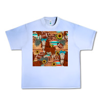 Grape Ice football hereford sunflower seamless pattern Urban Heavy Tee - JahusDesignShop
