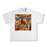 Lunar Rock football hereford sunflower seamless pattern Urban Heavy Tee - JahusDesignShop