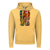 Vintage Mustard Love Halloween Lips Vintage Hoodie - CowhideDigitalArt