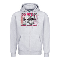 Heather Grey volleyball mom Zipper Hoodie - MaliasSmallBusiness