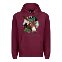 Burgundy Donkey Bad Premium Hoodie - Bettercallsaul