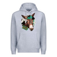 Heather Grey Donkey Bad Premium Hoodie - Bettercallsaul