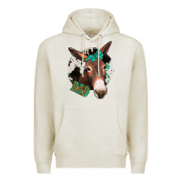 Oatmeal Heather Donkey Bad Premium Hoodie - Bettercallsaul