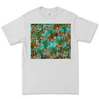 Dove Grey camel leopard Premium Tee - BarkalooDesign