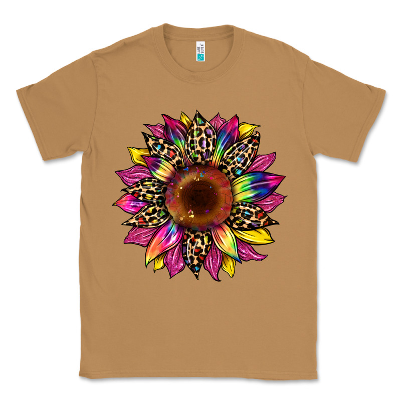 Tie Dye Leopard Sunflower Classic Tee by Artiststas | Teevron