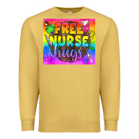 Antique Gold Free Nurse Hugs LGBTQ+ Tumbler Premium Sweatshirt - BundleAndBundleShop
