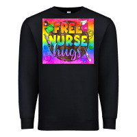 Black Free Nurse Hugs LGBTQ+ Tumbler Premium Sweatshirt - BundleAndBundleShop