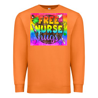 Carrot Free Nurse Hugs LGBTQ+ Tumbler Premium Sweatshirt - BundleAndBundleShop