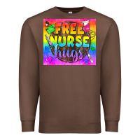 Chestnut Free Nurse Hugs LGBTQ+ Tumbler Premium Sweatshirt - BundleAndBundleShop
