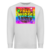 Dove Grey Free Nurse Hugs LGBTQ+ Tumbler Premium Sweatshirt - BundleAndBundleShop