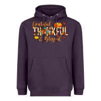 Plum grateful thankful and blessed Heavyweight Hoodie - MaliasSmallBusiness