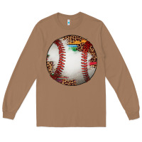 Toasted Coconut western baseball leopard serape pattern Long Sleeve Tee - Artiststas