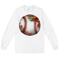 White western baseball leopard serape pattern Long Sleeve Tee - Artiststas