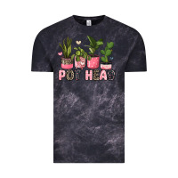 Cloud Black pot head plants Vintage Tee - JahusDesignShop