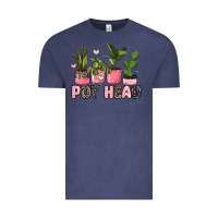 Vintage Denim pot head plants Vintage Tee - JahusDesignShop
