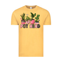 Vintage Mustard pot head plants Vintage Tee - JahusDesignShop