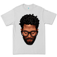 Dove Grey bearded black man portrait Premium Tee - texasbilliewilder