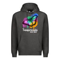 Charcoal Heather transformada por dios Premium Hoodie - JahusDesignShop