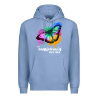 Colony Blue transformada por dios Premium Hoodie - JahusDesignShop