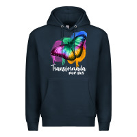 Navy transformada por dios Premium Hoodie - JahusDesignShop