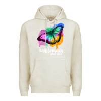 Oatmeal Heather transformada por dios Premium Hoodie - JahusDesignShop