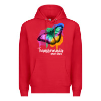 Red transformada por dios Premium Hoodie - JahusDesignShop