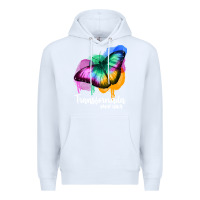 White transformada por dios Premium Hoodie - JahusDesignShop
