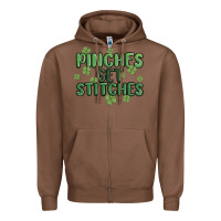 Chestnut pinches get stitches Zipper Hoodie - MaliasSmallBusiness