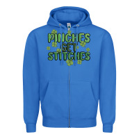Pinches Get Stitches Zipper Hoodie | Teevron