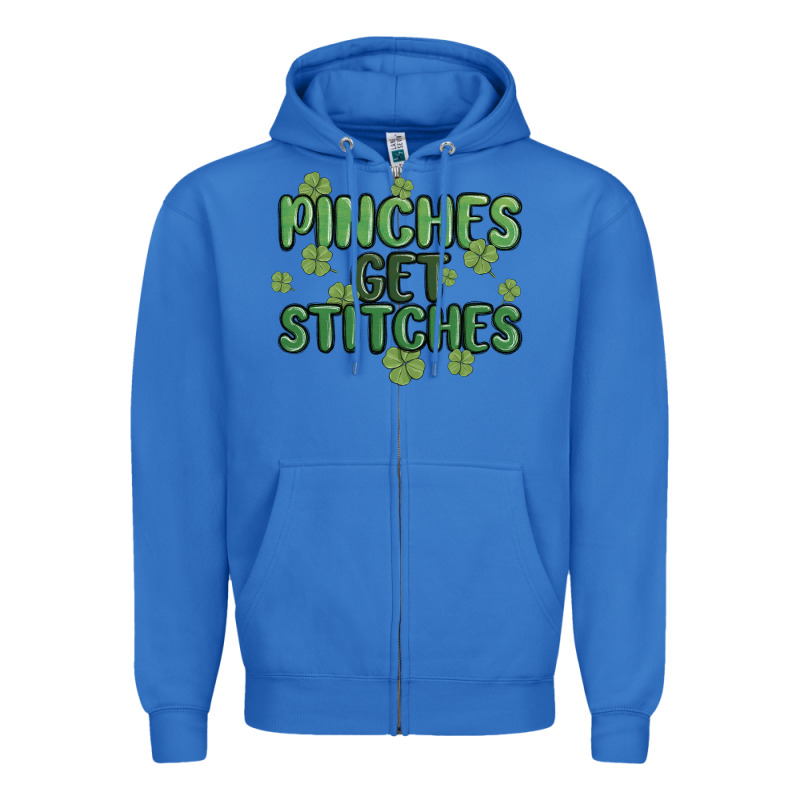 Pinches Get Stitches Zipper Hoodie by MaliasSmallBusiness | Teevron