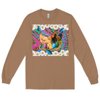 Toasted Coconut easter farm chicken chick rooster daisys butterfly sunflower eggs glit Long Sleeve Tee - Artiststas