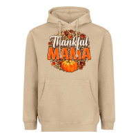 Mushroom Thankful Mama Heavyweight Hoodie - MaliasSmallBusiness
