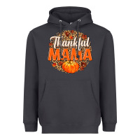 Smoke Thankful Mama Heavyweight Hoodie - MaliasSmallBusiness