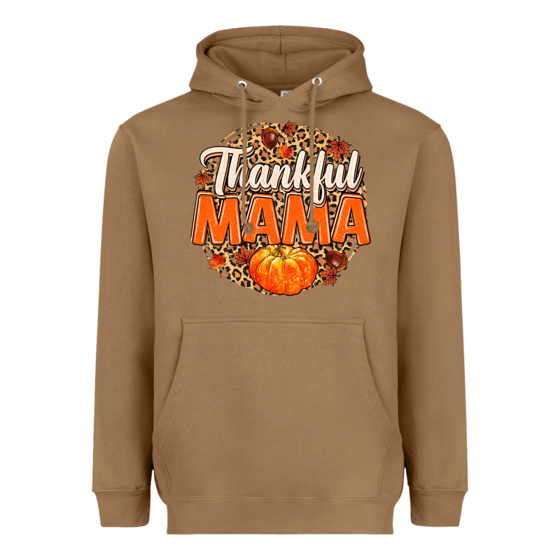 Thankful Mama Heavyweight Hoodie by MaliasSmallBusiness | Teevron