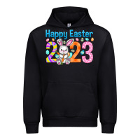 Black Happy Easter 2023 Easter Day Urban Hoodie - HowdyJamesFarm