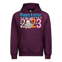 Mauve Wine Happy Easter 2023 Easter Day Urban Hoodie - HowdyJamesFarm
