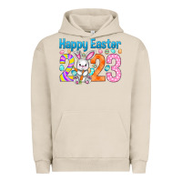 Pigment French Oak Happy Easter 2023 Easter Day Urban Hoodie - HowdyJamesFarm