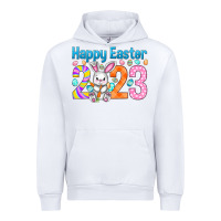 White Happy Easter 2023 Easter Day Urban Hoodie - HowdyJamesFarm