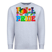 Heather Grey Fall Of Pride Premium Sweatshirt - BundleAndBundleShop
