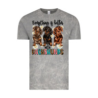 Cloud Rock everything is better with dachshunds Vintage Tee - JahusDesignShop
