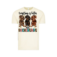 Vintage Arctic everything is better with dachshunds Vintage Tee - JahusDesignShop