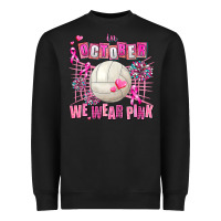 Black in october we wear pink volleyball Heavyweight Sweatshirt - AdoDesignShop