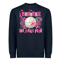 Navy in october we wear pink volleyball Heavyweight Sweatshirt - AdoDesignShop